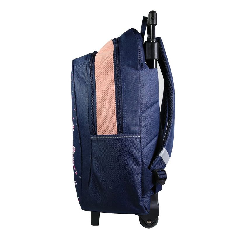 3666311012056-Sac à dos à roulettes Cybel - 2 compartiments - bleu/velours - Bagtrotter-P_405128894_2-1