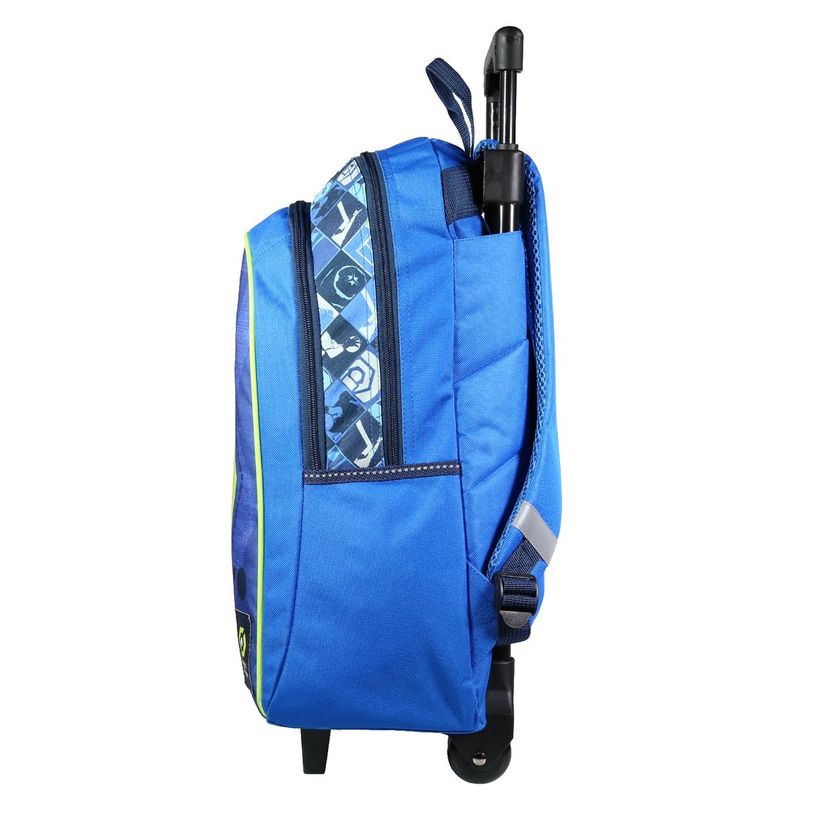 3666311006581-Sac à dos à roulettes Ligue 1 - 2 compartiments - bleu - Bagtrotter-P_405128946_2-1