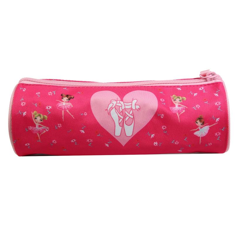 3666311010281-Trousse ronde Phileas Danseuses - 1 compartiment - rose - Bagtrotter-P_405128960_3-2