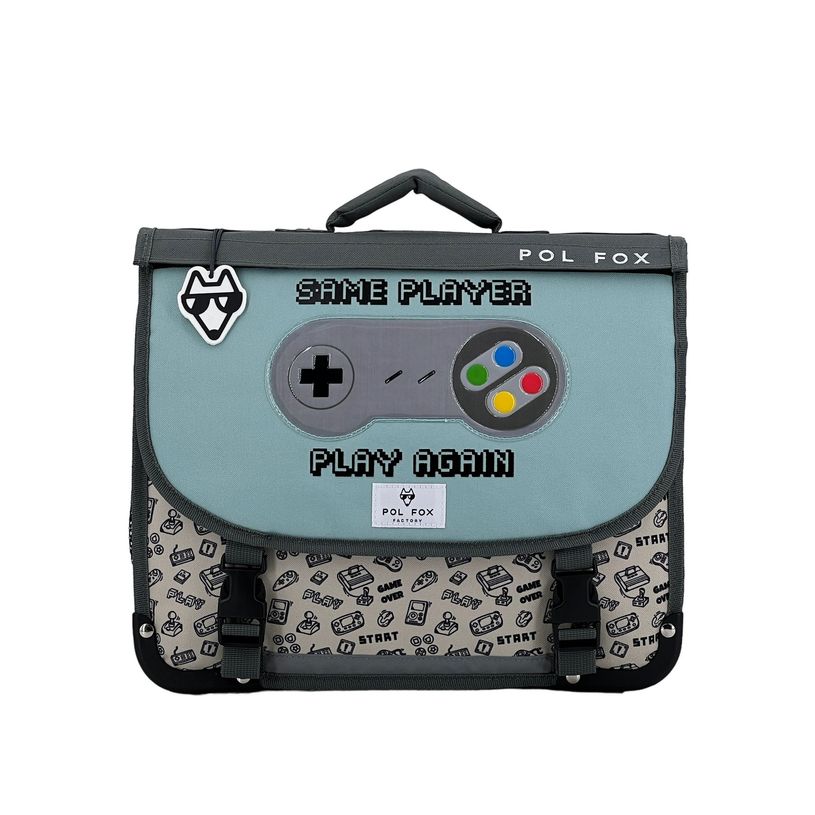 3663842007919-Cartable réversible Gamer 41 cm - 2 compartiments - Pol Fox-P_405129121_1-0
