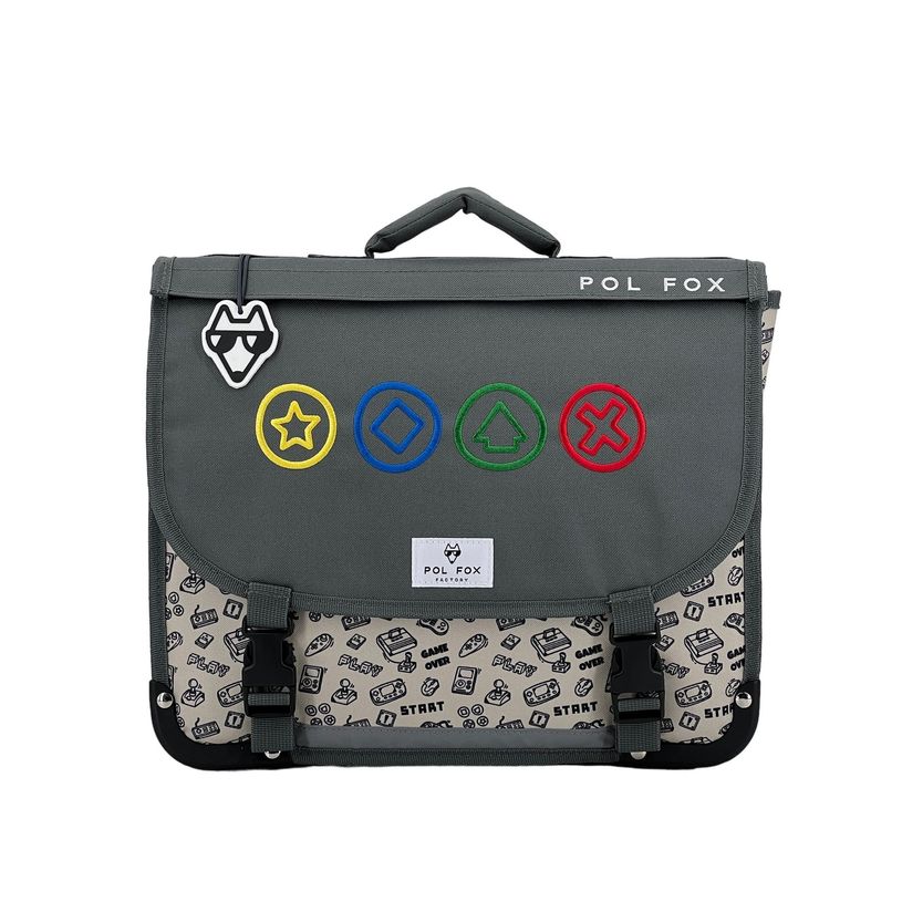 3663842007919-Cartable réversible Gamer 41 cm - 2 compartiments - Pol Fox-P_405129121_2-1