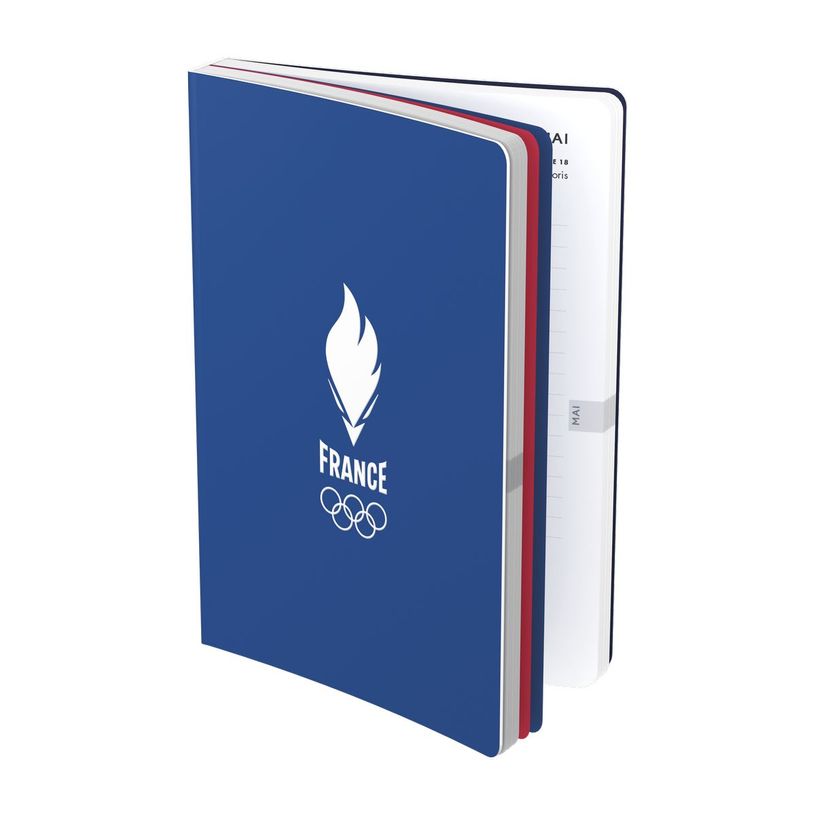3147280265549-Agenda Equipe de France - 1 jour par page - 12 x 17 cm - bleu - Hamelin-P_405129682_1-0