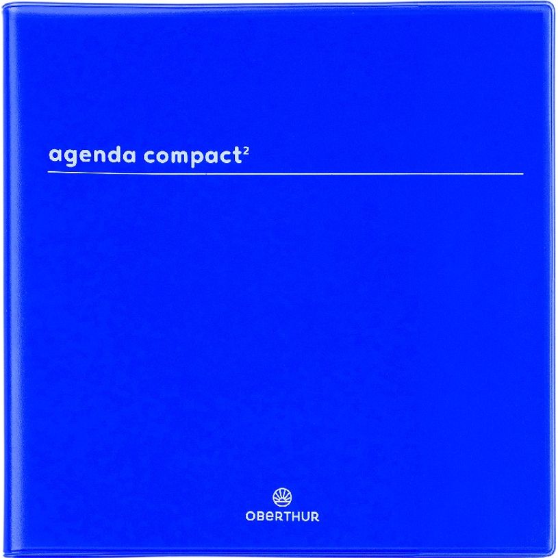 3664447175010-Agenda Boréal Compact² - 1 semaine sur 2 pages - 16,5 x 16,5 cm - bleu - Oberthur-P_405131943_1-0