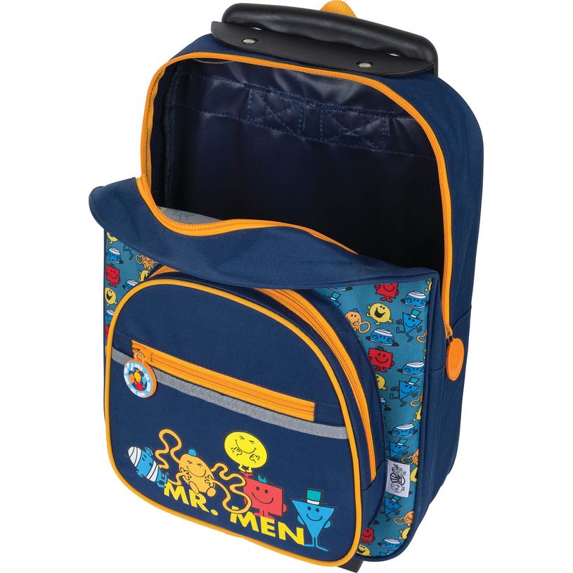 3664447149516-Petit Sac à dos à roulettes Monsieur Madame - 1 compartiment - mr men - Oberthur-P_405132291_6-5