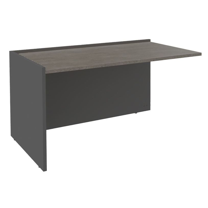 3253310298972-Banque d'accueil Module de départ bas OLA - L162,5 x H75,5 x P82,5 cm - structure carbone-P_405132567_1-0