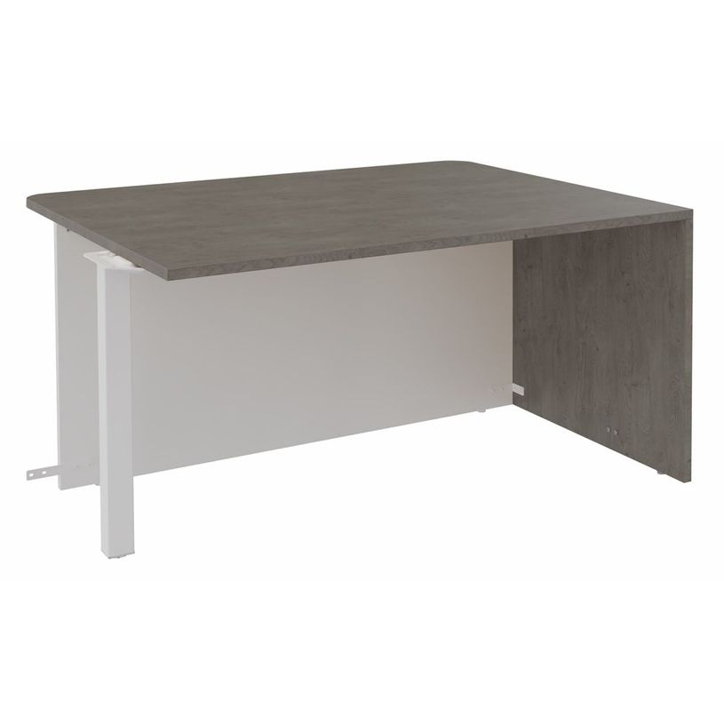3253310481725-Banque d'accueil Module d'extrémité PMR OLA - L100 x H72,5 x P115 cm - structure blanc p-P_405132656_1-0