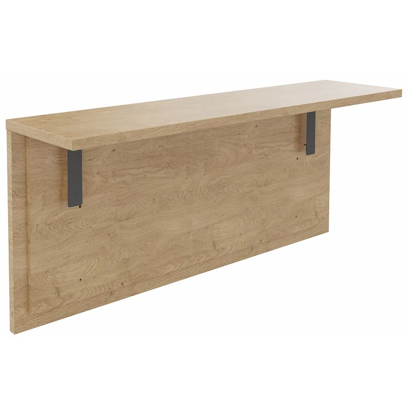 3253310456396-Tablette pour banque d'accueil OLA - réglable en hauteur - L60 x P30 cm - equerre carbone (A positionner sur module haut ou reto-P_405132703_1-0