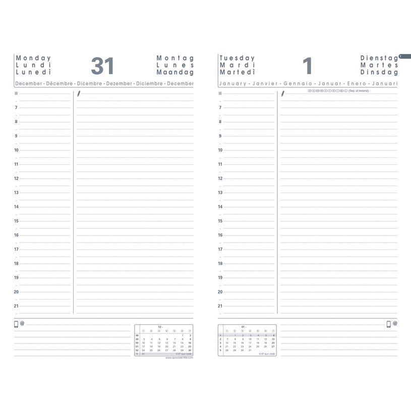 3371010481217-Agenda Impala ABP2 - 1 jour par page  - 12 x 17 cm - orange - Quo Vadis-P_405133125_2-1