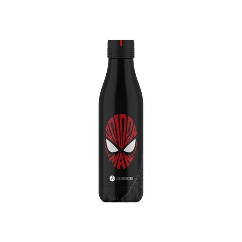 3614300042843-Les Artistes Paris - Gourde Bouteille isotherme 500 ml - Spiderman - acier inoxydable-P_405133583_1-0