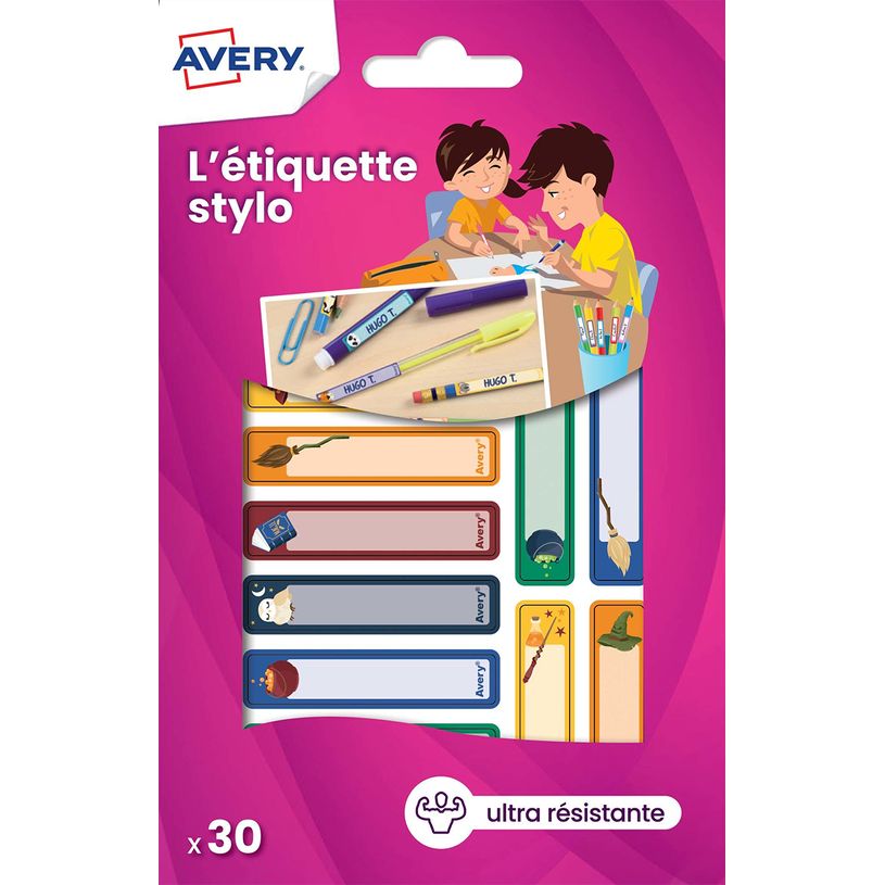 5014702145803-Avery - 30 étiquettes pour stylo - 50 x 10 mm - magie-P_405134514_1-0