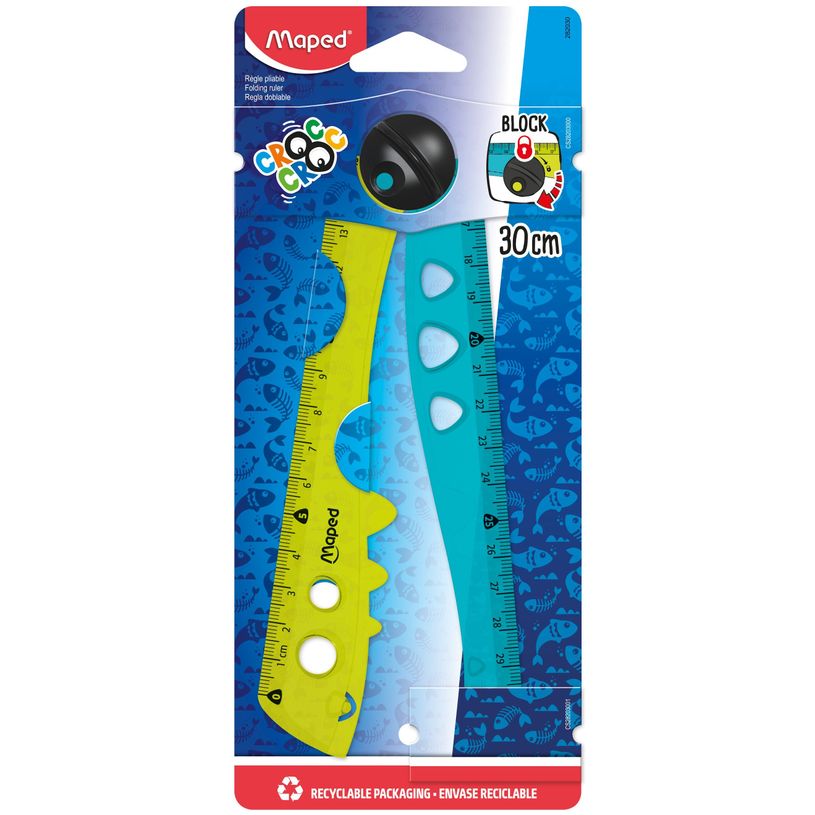 3154142820303-Maped Croc Croc - Règle pliable - 15 cm - disponible dans différentes couleurs-P_405137063_1-0