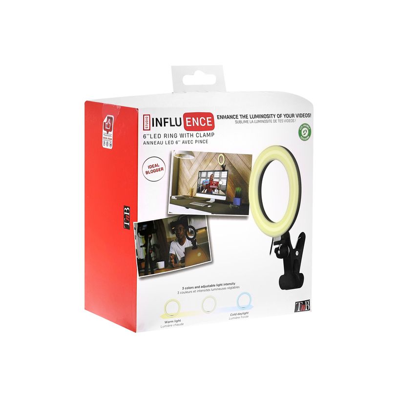 3303170102800-T'nB Influence - Anneau LED avec pince - 7 W-P_405139262_4-9