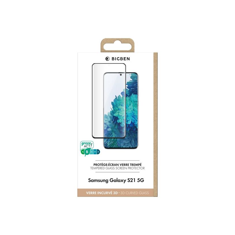 3571211453208-BigBen CONNECTED - protection d'écran - verre trempé pour Galaxy S21-P_405140625_1-1