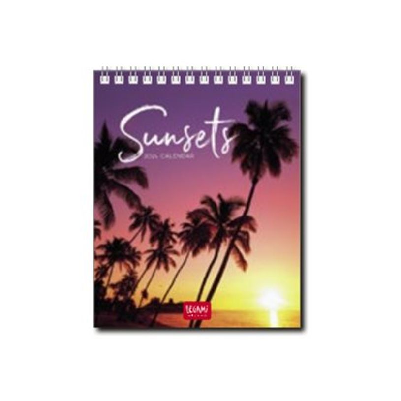 8052694000301-Legami Photo Collection - Calendrier 2024 - 12 x 14,5 cm - couchers de soleil-P_405143182_3-0