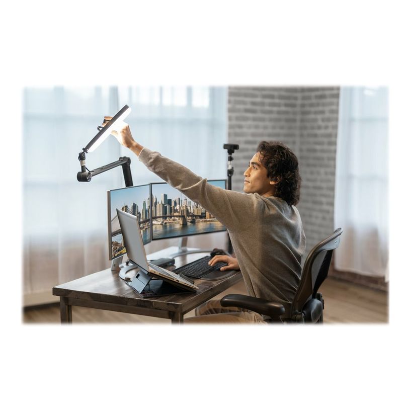 0085896876540-Kensington A1000 - Pied telescopique pour microphone/webcam/lumiere ProVC-P_405143823_5-4