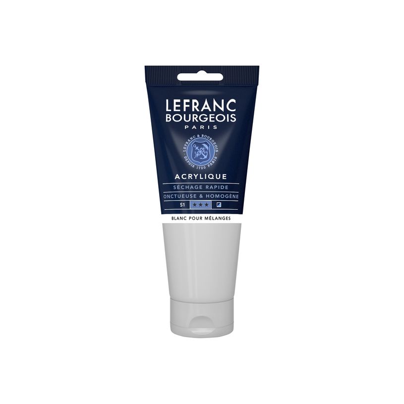 3013643003939-Lefranc Bourgeois - Peinture acrylique - blanc pour mélanges - 200 ml-P_405146459_1-0