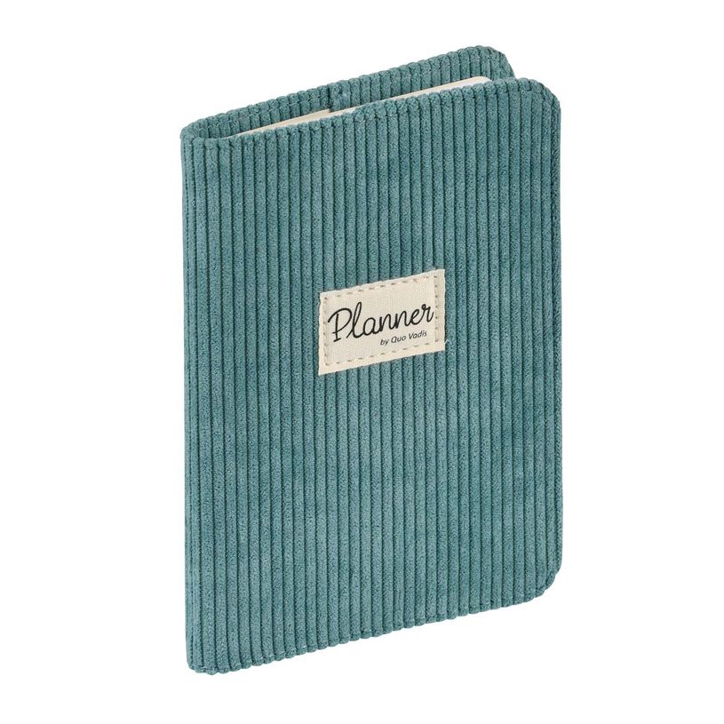 3371010500314-Agenda Colette avec répertoire - 1 semaine sur 2 pages - 10 x 15 cm - vert - Quo Vadis--0