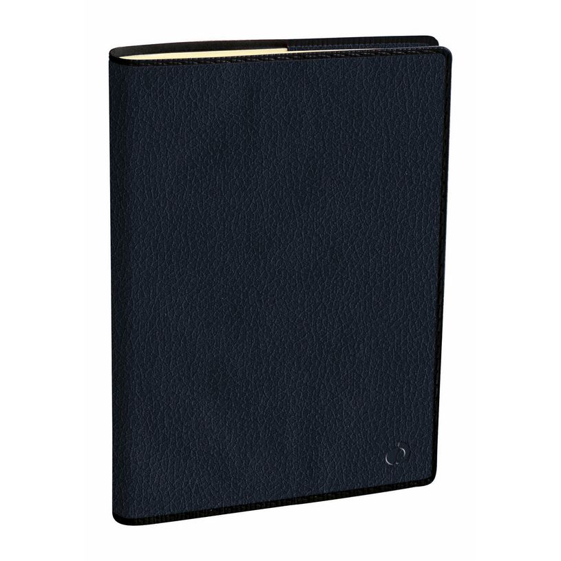 3371010498666-Agenda Marlow - 2 jours par page - 7 x 10 cm - bleu nuit - Quo Vadis--0