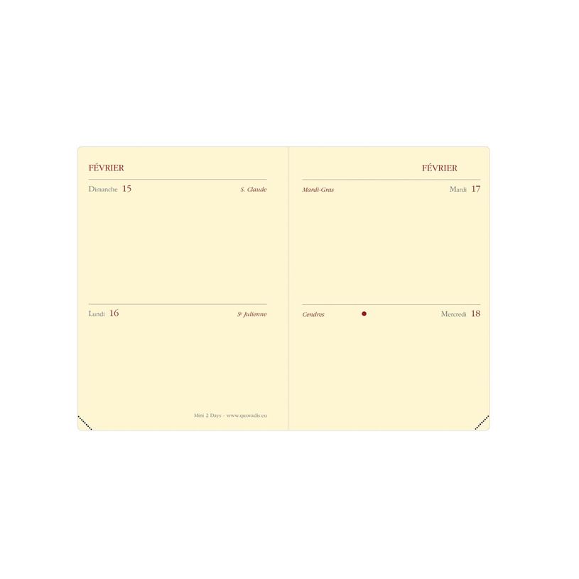 3371010498666-Agenda Marlow - 2 jours par page - 7 x 10 cm - bleu nuit - Quo Vadis--1