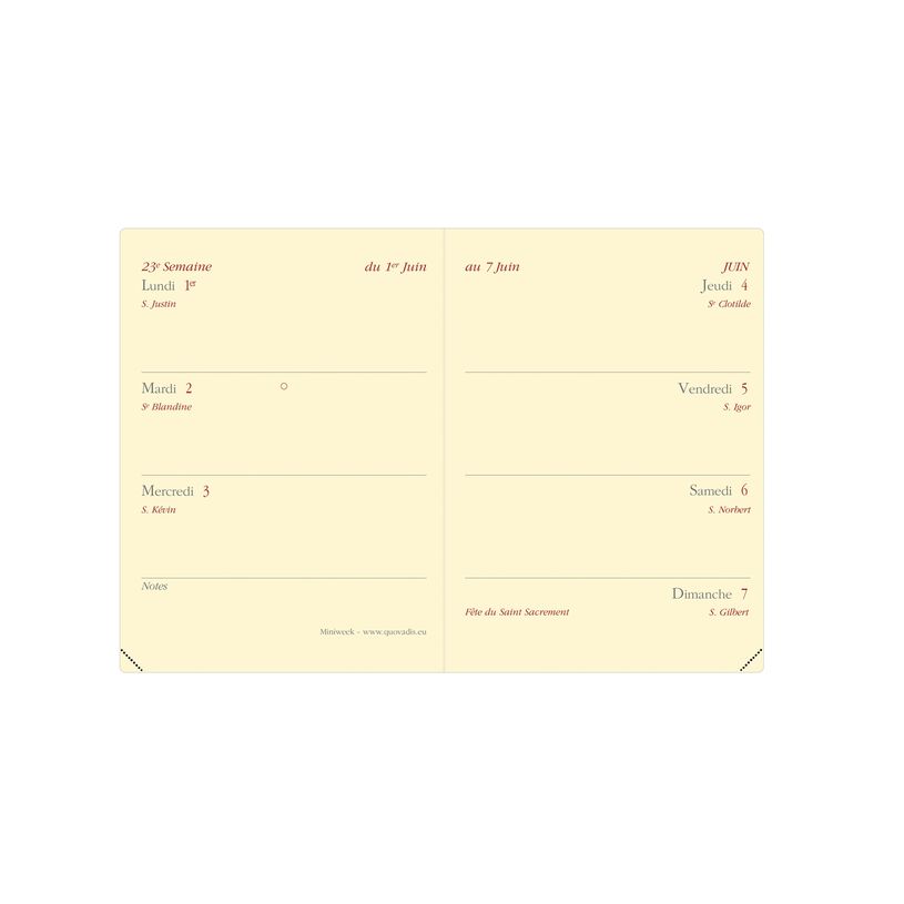 3371010498901-Agenda Marlow Miniweek - 1 semaine sur 2 pages - 7 x 10 cm - camel - Quo Vadis-P_405148599_2-1