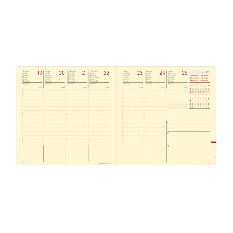 3371010500840-Agenda Executif Prestige Silk - 1 semaine sur 2 pages - 16 x 16 cm - orange - Quo Vadis-P_405148652_2-1