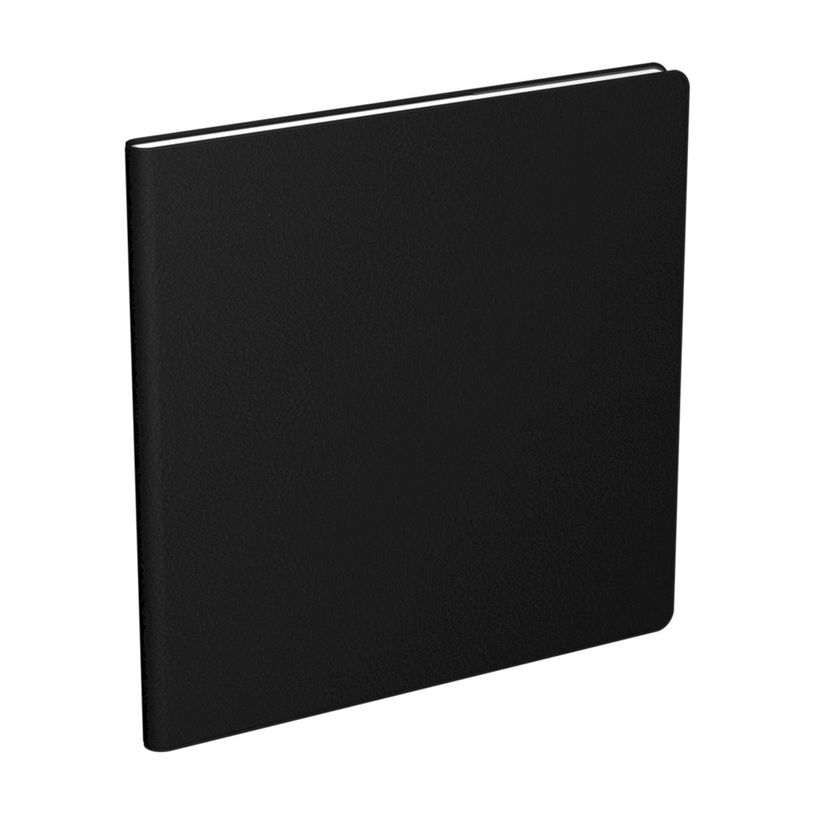 3147280266737-Agenda Classique - 1 semaine sur 2 pages - 16 x 16 cm - noir - Lecas--0