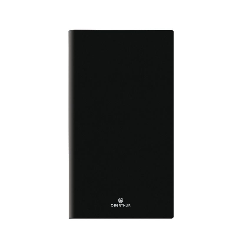 3664447159256-Agenda de poche Odessa - 1 semaine sur 2 pages - 9,5 x 17 cm - noir - Oberthur-P_405149008_1-0