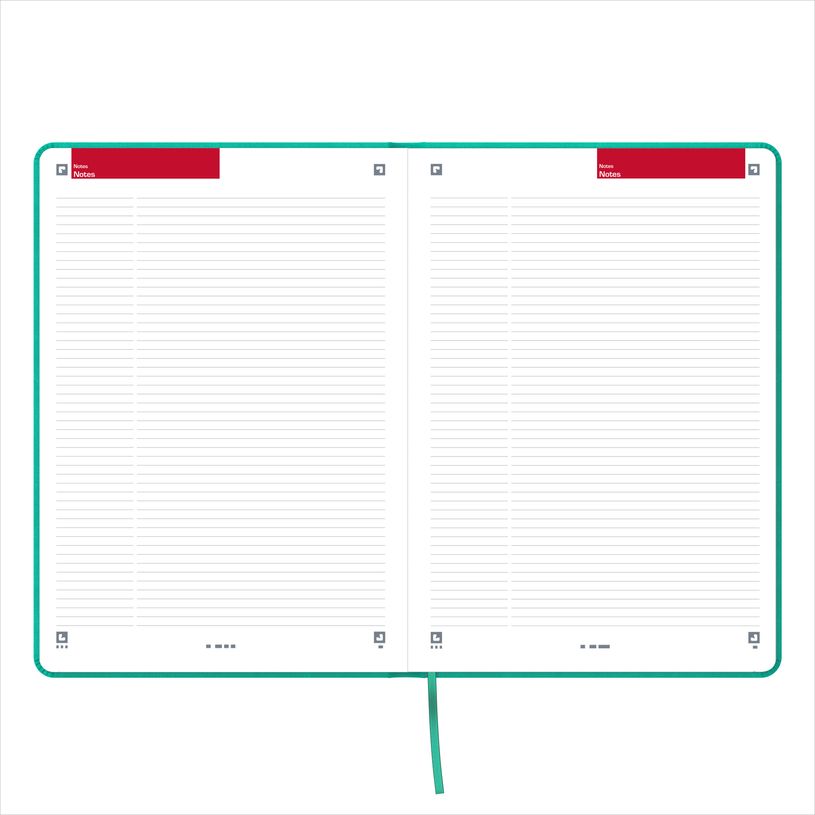 3147280261817-Agenda à élastique Signature - 1 semaine sur 2 pages - 18 x 25 cm - rouge - Oxford-P_405149660_4-3
