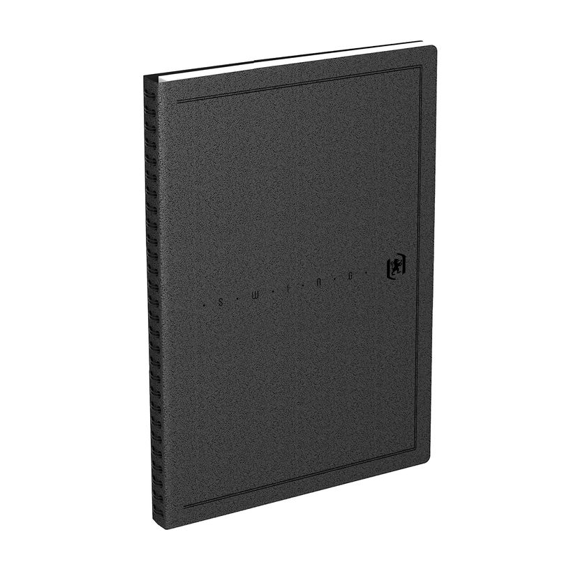 3147280267536-Agenda Swing - 1 semaine sur 2 pages - 16 x 24 cm - noir - Oxford-P_405149687_1-0