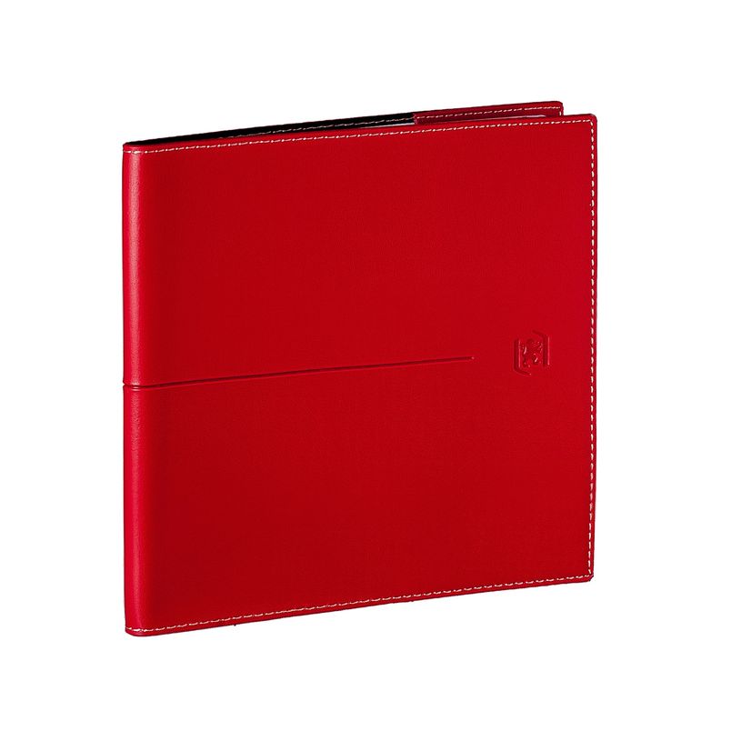3147280268151-Agenda Voyage - 1 semaine sur 2 pages - 16 x 16 cm - rouge - Oxford-P_405149709_1-0