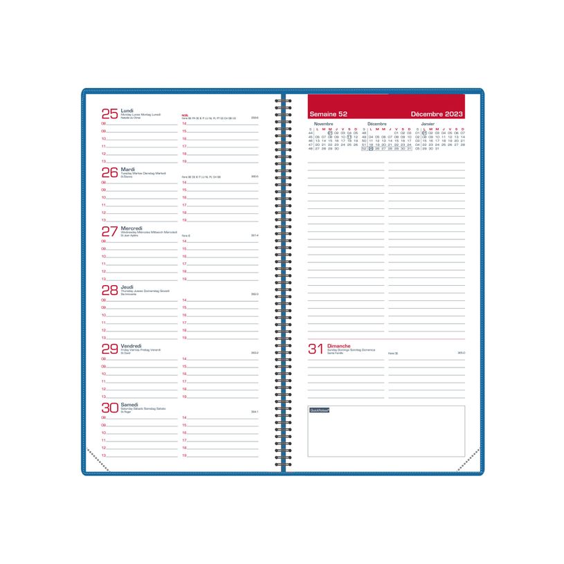 3147280268038-Agenda de poche Voyage - 1 semaine sur 2 pages - 9 x 17 cm - marron - Oxford-P_405149717_2-1