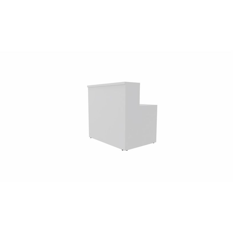 3617350000160-Module d'accueil haut GUEST - indépendant - L120 x H113 cm - corps blanc plateau blanc avec échancrures (habil-P_405153299_1-0