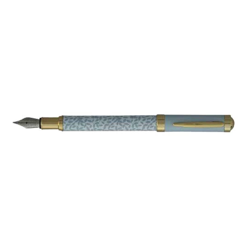3219918242748-Enzo Varini Palazzo Maiolica - Stylo plume - fond blanc motif bleu-P_405157384_1-0