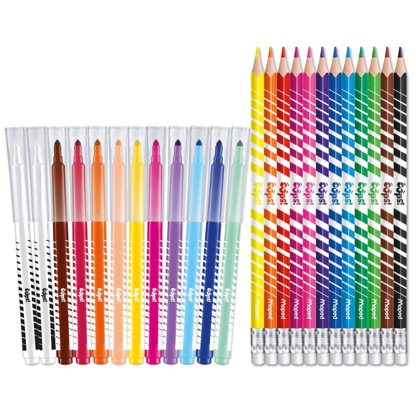 3154149847358-Maped Color'Peps Oops - Combo Pack avec 10 feutres effaçables avec 2 effaçeurs + 12 cray-P_405157959_2-1