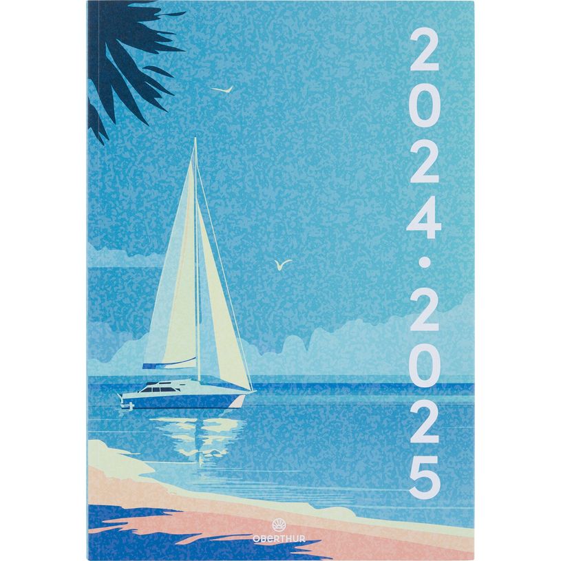 3664447170060-Agenda Nature - 1 semaine sur 2 pages - 17 x 24,5 cm - mer - Oberthur-P_405162262_1-0