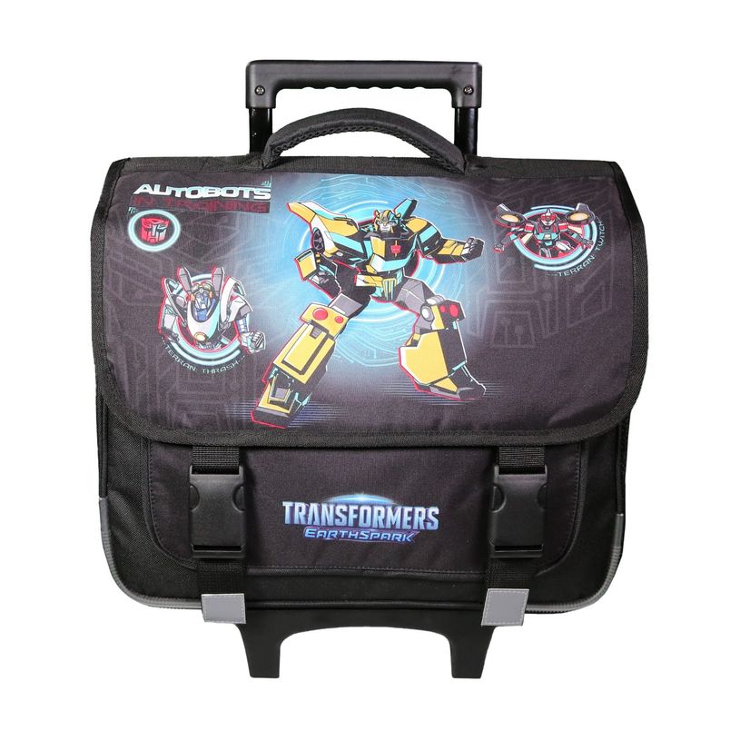 3666311020242-Cartable à roulettes Transformers - 2 compartiments - noir - Bagtrotter-P_405163954_1-0