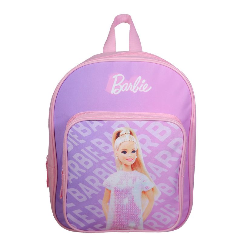 3666311022604-Sac à dos maternelle Barbie - 1 compartiment - rose - Bagtrotter-P_405163976_1-0