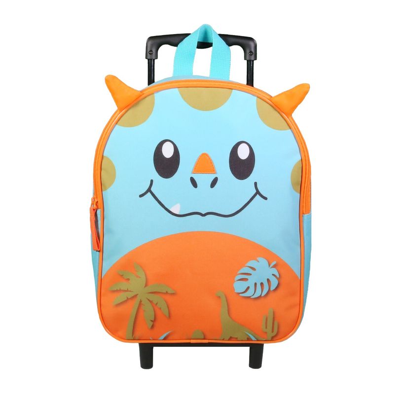 3666311024349-Sac maternelle à roulettes Kids - 1 compartiment - bleu - Bagtrotter-P_405164011_1-0