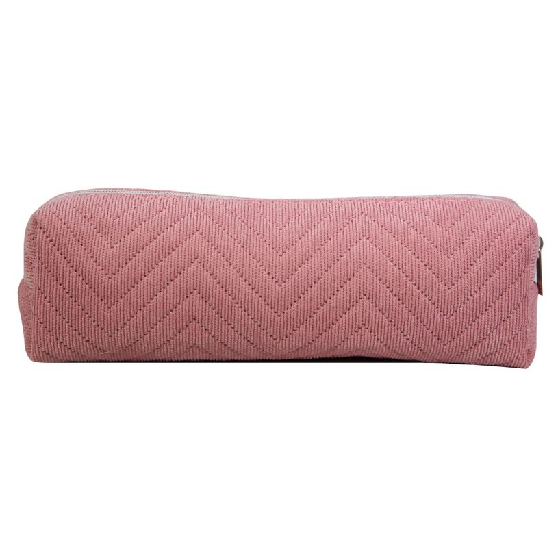 3666311017822-Trousse carrée - 1 compartiment - rose - Bagtrotter-P_405164099_1-0