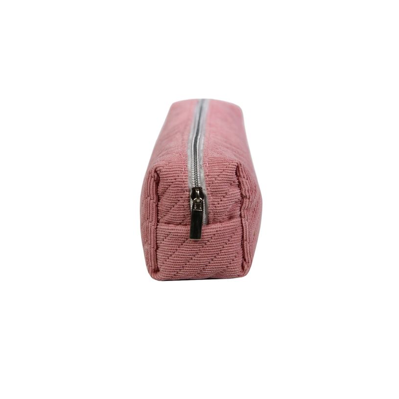 3666311017822-Trousse carrée - 1 compartiment - rose - Bagtrotter-P_405164099_2-1