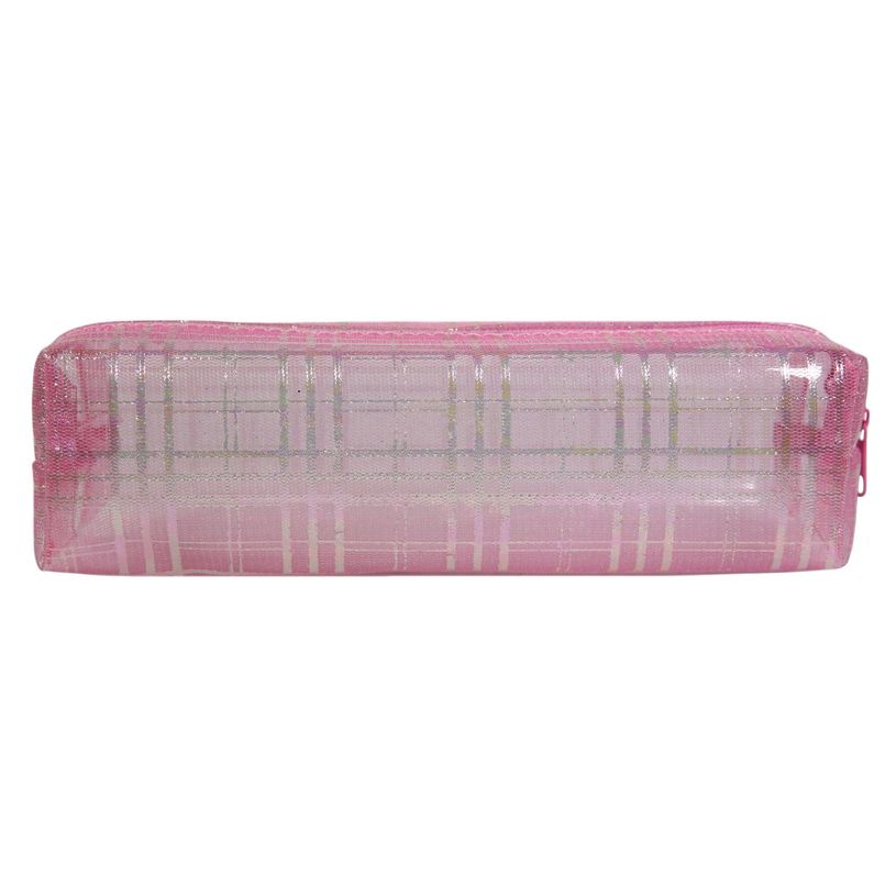 3666311017792-Trousse carrée - 1 compartiment - rose/argent - Bagtrotter-P_405164100_1-0