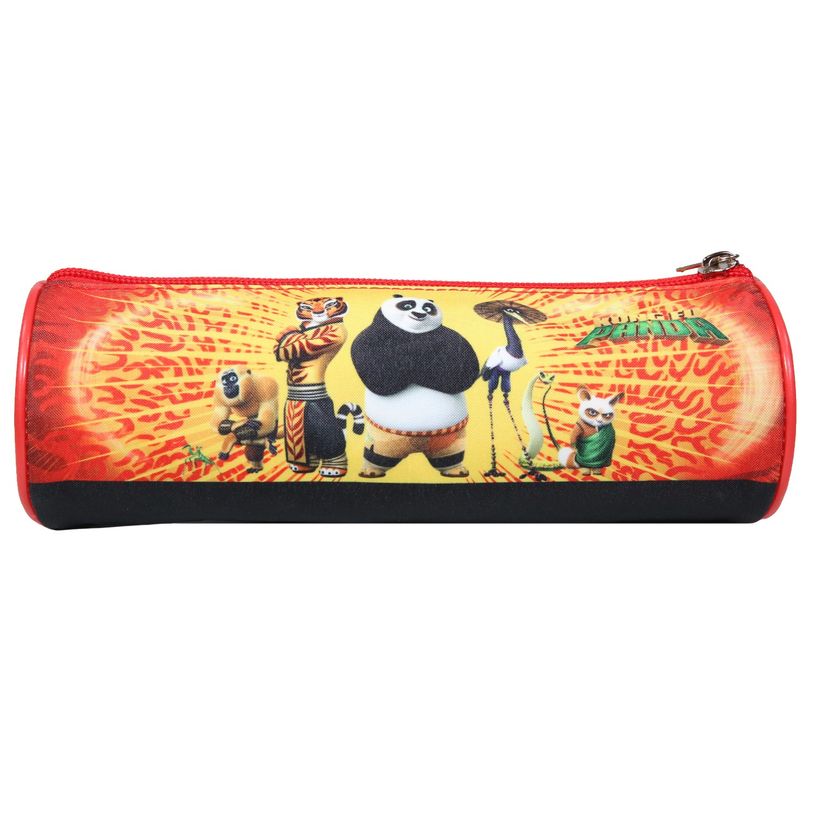 3666311022253-Trousse ronde Kung Fu Panda - 1 compartiment - rouge - Bagtrotter-P_405164130_3-2