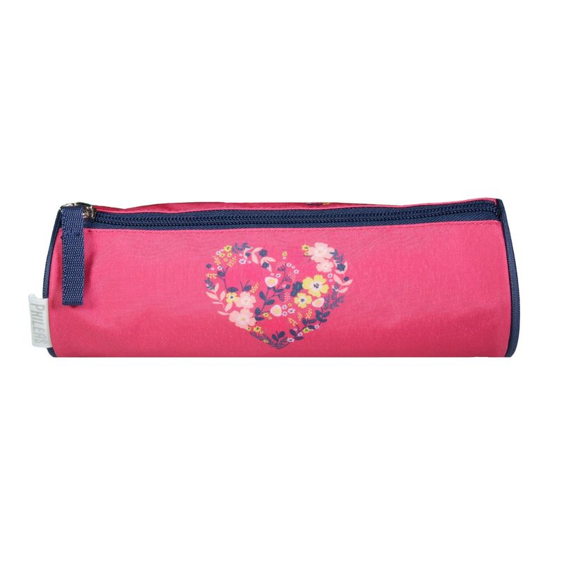 3666311019208-Trousse ronde Phileas - 1 compartiment - cœur - Bagtrotter-P_405164151_1-0