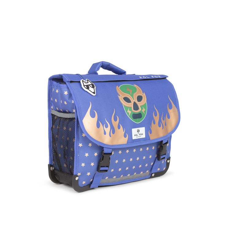3663842008503-Cartable réversible Catch - 41 cm - 2 compartiments - bleu - Pol Fox-P_405164593_1-0