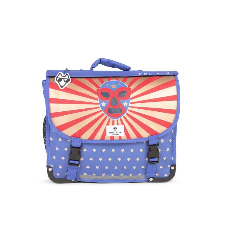 3663842008503-Cartable réversible Catch - 41 cm - 2 compartiments - bleu - Pol Fox-P_405164593_3-2