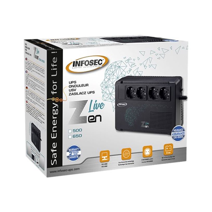 3700085660812-INFOSEC Zen Live 500 - Onduleur - 500 VA - 4 connecteurs de sortie-P_405164644_1-3