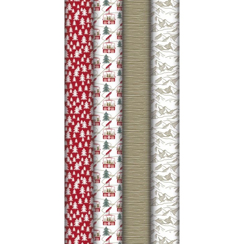 3329682021002-Clairefontaine Excellia - Emballage cadeau - 70 cm x 2 m - 80 g/m² - altitude - variée --P_405164720_1-0