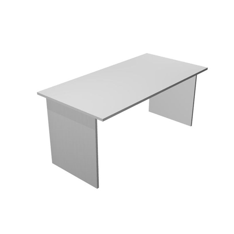 7331920000126-Bureau droit Trend - L120 - Pieds panneaux - plateau gris-P_405165552_1-0