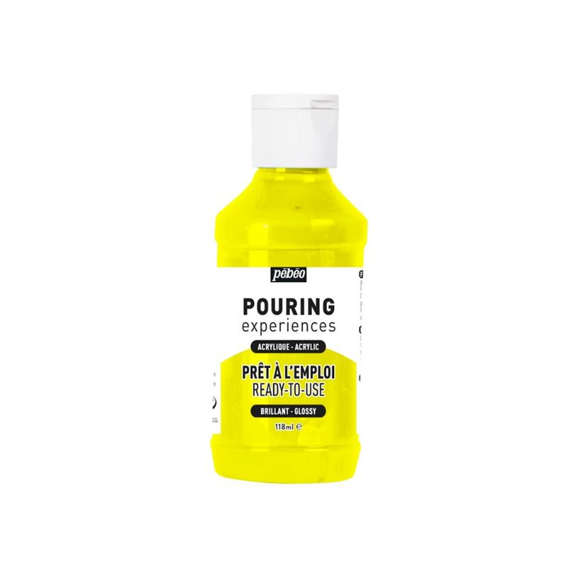 3167865246114-Pebeo Pouring Experiences - Peinture acrylique - jaune primaire - 118 ml-P_405177309_1-0
