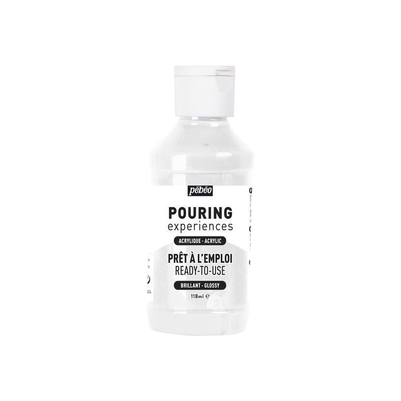 3167865246237-Pebeo Pouring Experiences - Peinture acrylique - blanc titane - 118 ml-P_405177321_1-0